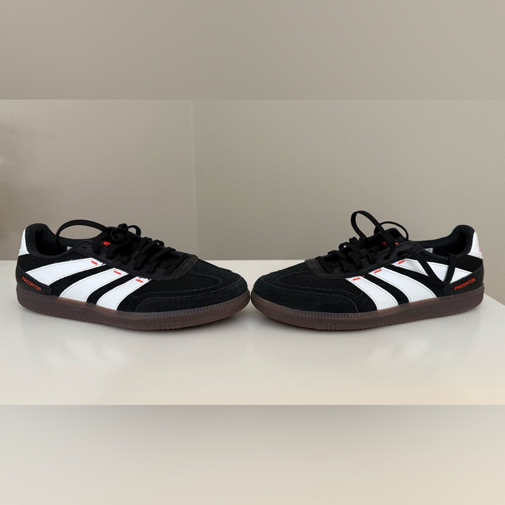 Adidas Predator Black and White Men's Sneakers, 7